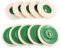 Wool Polishing Wheel Wear-resistant Buffing Pads Angle Grinder Wheel Felt Polishing Disc for Stainless Steel Ceramic Glass(10Pcs)