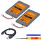 Pickle Power 2Pcs 1800mAh PS3 Battery LIP1359 Battery for Sony Playstation 3 Dualshock 3 Wireless Controller CECHZC2E CECHZC2U Controller with USB Cable and Installation Tools