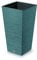 URBNLIVING Grand pot de fleurs carré haut d'aspect moderne XL pour intérieur ou extérieur (bleu scandinave)