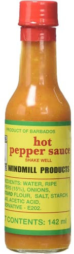 2 x Windmill Hot Pepper Sauce 12 x 142ml