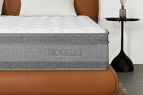 Molblly Matratze 90x200 cm 7-Zonen Höhe 20cm Härtegrad H3 Federkernmatratze Orthopädische Taschenfederkernmatratz mit Schaumstoff und Microfaser-Bezug Kindermatratze 90x200 cm