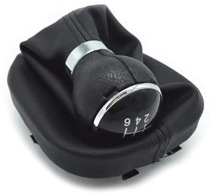 Toiumops Schaltknauf Schaltsack für VW Caddy 2 MK2 Touran 2004–2015, Schaltknauf-Gamaschenmanschette