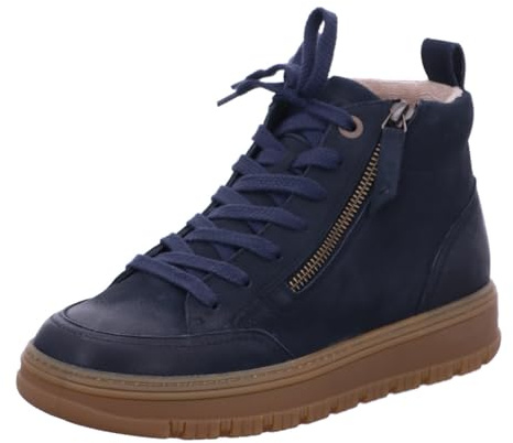 Paul Green Sneaker 5289-066, Rauleder, Blau, Damen | Stiefeletten, Blau, Reißverschluss, Damen, Schuhe