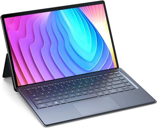 MINISFORUM V3 Tablette PC 14 3-en-1, AMD 8840U, 8C/16T, 32GB LPDDR5, 1TB SSD, avec Clavier + Protection d'Écran, Support Vlink, 2X USB4/Type C, Double Ventilateur, WiFi 6 & BT5.2