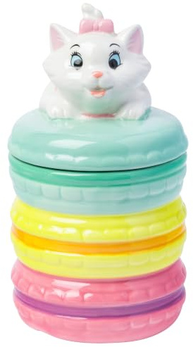 Silver Buffalo Disney Aristocats Marie Macaron kleine geformte Keramik-Snackdose