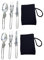 BESPORTBLE Cubiertos Individuales Plegables 3 Unidades Tenedores Cucharas De Inoxidable