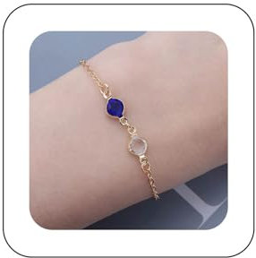 Aneneiceera Bracelet Vintage En Cristal Minuscule Bracelets En Chaîne En Strass Double Cz Bracelets En Cristaux De Mariage Bracelet En Cristal Chaîne À Main Pour Femmes