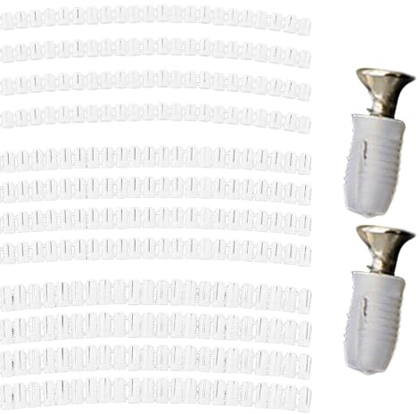 300 Pcs Expansion Hinge Dowels, 3 Size White Plastic Hinge Dowel Inserts for Cabinet Hinge Repair Plate, Various Types of Panel Furniture, Bed, Wardobe, Cabinet, Desk, Chair