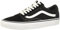 Vans Unisex Adulto Old Skool Sneaker, Black/White, 45 EU