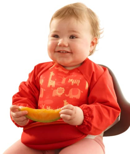 Lätzchen mit Ärmeln für Babys; Bibetta Ultrabib Latz mit Raglan-Ärmeln