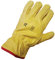 Himalayan Men's x2 Pairs H310 Fleece Lined Leather Winter Thermal Cold Work PPE Gloves, Yellow, XL (Pack of 4)