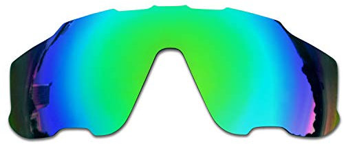 SOODASE Pour Oakley Jawbreaker Des lunettes de soleil Vert Verres de remplacement polarisés