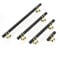 DONGSHUAI 10PCS Furniture Handles Kitchen Handles Stainless Steel Cabinet Handles Modern Zinc Alloy Black Rose Gold Vintage Door Handles Kitchen Cabinets,128mm