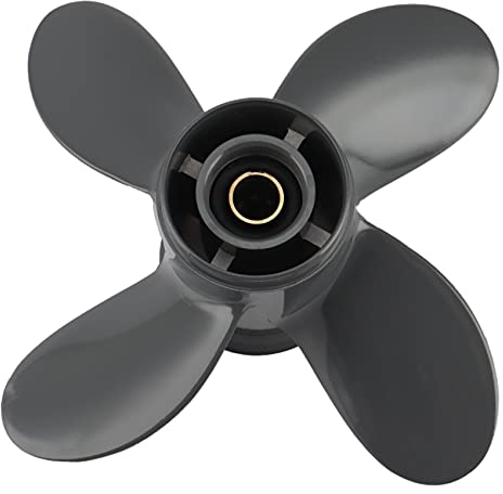 Ferleiss Propeller 4 Blade 9 1/4 X10 für und Außenborder BF8D/BF9.9D BF9.9/BF15A BF15D/BF20 8 Splines 58134-ZV4-010AH