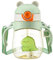 Bestele Bebe Tasse Apprentissage, Tasse Paille Enfant Anti Fuite Gobelet Bebe avec Poignée Cordon, Biberon Eau Bebe Silicone pour Enfants de plus 6 mois