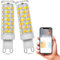 AEPOYU 7W WiFi Smart G9 LED Dimmbar Glühbirne 68.3MM G9 LED Bulb Lampen, 2700K - 6200K 500LM Kein Flicke (40 W Halogen Äquivalent) 220 V-240 VAC, App Steuern Kompatibel, 2er Pack