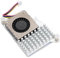 Active Cooler for RasPi 5, Alumium Alloy Active Cooling Fan, 4pin Fan Connector, Adjustable Speed Cooler for RasPi 5 2GB/4GB/8GB, Easy Installation