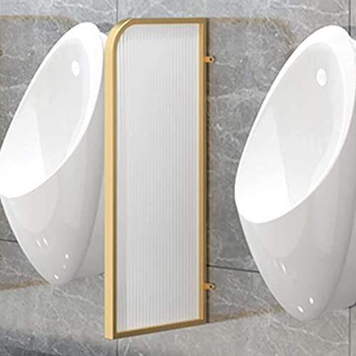 NOALED Urinal-Trennwand, WC-Trennwand, Badezimmer-Wandtrennwand, Glasscheibe, Wasserabweisende Platte, wandmontierter Urinal-Sichtschutz für Herren für Schulen/Einkäufe