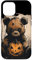 Hülle für iPhone 15 Gruseliger Teddy mit Kürbis für Halloween