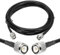 sourcing map 1PCS RG58 Coaxial Cable 10ft/3 M, TNC Male to TNC Male Coax Cable 50 Ohm Low Loss Extension Cable for CB Radio, GPS Antenna, Wi-Fi Radios, RF Device