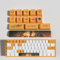 Valorant Phoenix 14 Capuchons de Touches Profil OEM Ergonomique, Matériau PBT OEM Profile Dye Sublimation Disposition, Compatible avec la Plupart des Claviers Mécaniques (4)