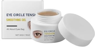 Augencreme gegen Falten & Augenringe Entfernen – Korean Skincare Eye Gel mit Hyaluron (50g, Vegan, Schnelle Absorption, Für alle Hauttypen)