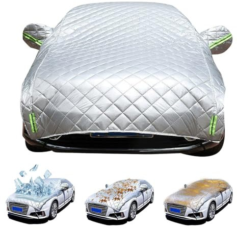 Bache Voiture Exterieur Anti Grele pour Dacia Duster 2010-2025,Étanche Respirante Bâche de Voiture, Housse de Protection Anti-grêle,Coton Épais,Protection Tous Temps a127uki