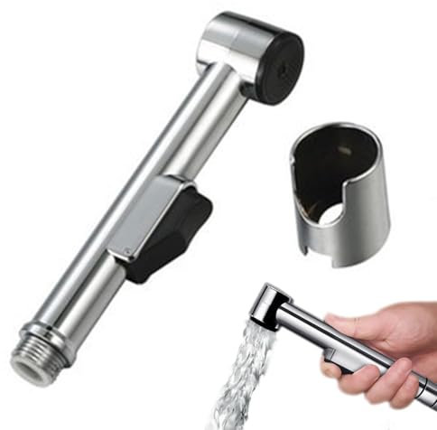 Bidet Handbrause | Wc Duschkopf Toilette, Hand Bidet Toilettensprüher Mit Brauseschlauch 150cm, 1/2 Wasserverteiler Und Wandhalterung,verstellbarer Strahlspray, Für Haustiere, Dusche, Badezimmer