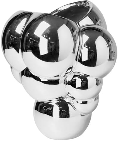 Buhdjfnke Ins Nordic Bubble Cloud Vase Handarbeit Dekoration Vase Silber