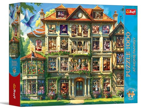 Trefl - Puzzle 1000 Teile, At-Home Fantasy:Eine Residenz voller Geheimnisse