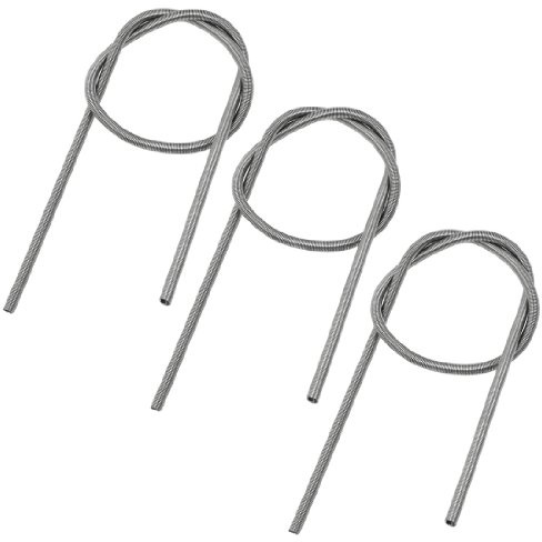 sourcing map 500mm Kiln Furnace Heating Element Coil Heater Wire 1.2KW AC220V 3Pcs