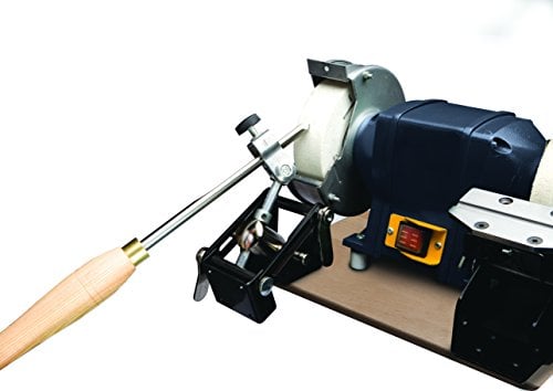 Robert Sorby W447 Woodturning Deluxe Universal Sharpening System - Chisel Sharpening Jig for Bench Grinder - Woodturning and Wood Lathe Accessories