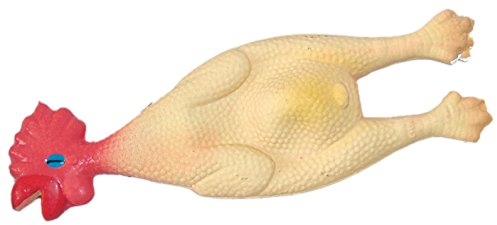 Amtra Croci C6098517 Latex Spielzeug Huhn, 24 cm