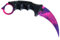 Himmelsschmiede CSGO Counter Strike Karambit Doppler Phase 2 GO Skin Real Knife CS Strike Messer