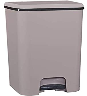 TODO HOGAR Cubo de Basura con Pedal Class 37 litros en Color Marron
