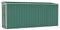 vidaXL Abri de Jardin Mural Abri de Rangement d'Outils Rangement d'Equipement de Jardin Extérieur Vert 118x382x178 cm Acier Galvanisé
