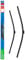Quinton Hazell Front Window Wiper Blade Set | 26 inch & 16 Inches / 660 & 406 mm | U-Hook | Driver and Passenger Side Car Windscreen Wipers