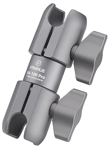 FANAUE DA-100PRO Verbundstoff-Verbindungsarm ist kompatibel mit RAM mounts Typ B 1 Kugelmontage und Motorrad Fahrräder Handyhalterungen, passt auf alle Industriestandard Typ B/25,4mm/1 Kugeladapter