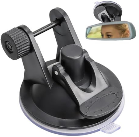 Dash Cam – Support de fixation pour caméra embarquée de voiture, support à ventouse | Support de caméra facilement réglable et rotatif pour tableau de bord de voiture, support de caméra, pare-brise,
