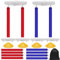 Windspeed 17PCS Flag Football Belts Kit, Football Belts Set with 8P Flags/ 4P Football Waistbands/ 4P Disc Cones/Storage Bag for 4 Player