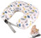 Stillkissen, Großes Stillkissen mit Weicher Baumwollhülle, Ergonomischer Babysupport, Vielseitiges Design mit Verstellbarem Hüftgurt für Komfortables Stillen und Fläschchenfüttern (Große Größen)