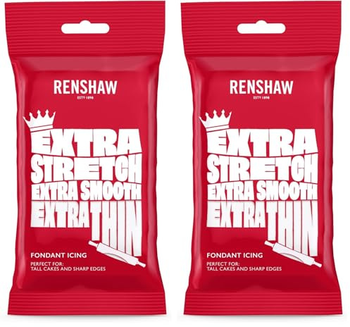 Renshaw Rolled Fondant Extra 250 g (Pack of 2) - Natural White R02872