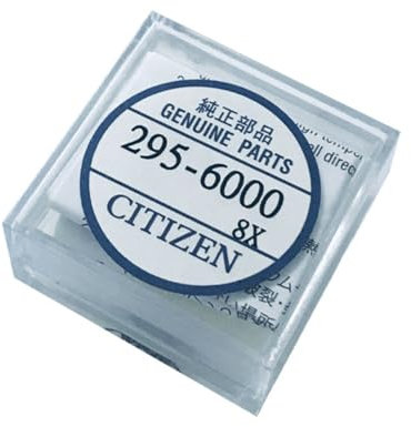 295-6000 - Batteria - Batteria Orologio - Condensatore Ricaricabile - Ricarica Solare - Compatibile Eco-Drive, Citizen - 1 pz