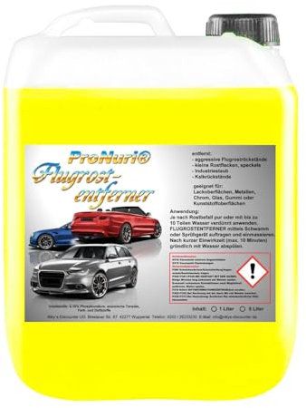 ProNuri Flugrostentferner, 5 Liter, Lackreiniger für Auto und LKW, Rostentferner für Metalloberflächen