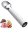 Cuchara de Helado, Sacabolas Helado Eléctrica Calentada, Recargable Cuchara Bolas Helados Acero Inoxidable con Pantalla LED, IP67 Resistente al Agua Cuchara Anticongelante Antiadherente