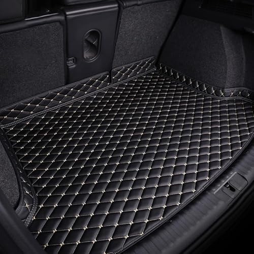 Woniyal Auto Kofferraum Schutzmatte für Mitsubishi Space Star 2021-2024, Leder Kofferraummatten Wasserdicht rutschfeste Kofferraummatte Aufbewahrungsunterlage Autozubehör,B