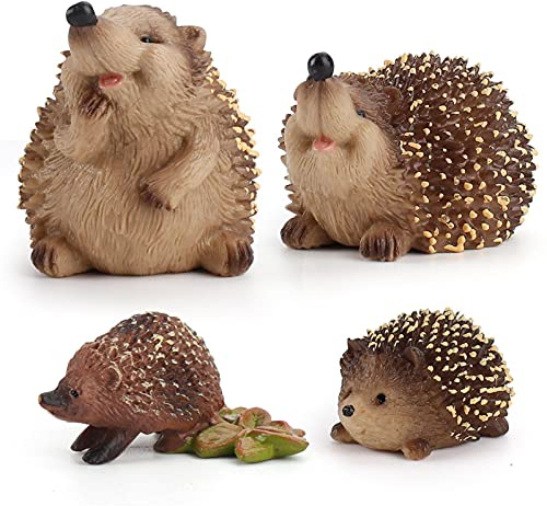 Linsition Dekofigur Igel 3/4 Garten Igel Deko Gartenfiguren Igel Figuren Garten Tierfiguren Deko Skulptur Gartendeko Outdoor Garten Ornamente