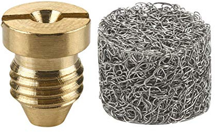 M MINGLE Foam Cannon Orifice ugelli per schiuma, ugello universale con filettatura da 1,1 mm e filtro a rete per lancia schiuma, 3000 PSI