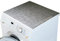 Tabletop Waschmaschinenauflage rutschfest in 60 x 60 cm - zuschneidbare Weichschaum Auflage in Metall Optik als Abdeckung für Waschmaschine & Trockner - Waschmaschinenabdeckung MADE IN GERMANY