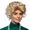 Boland 85746 - Perücke Blond, kurze Kunsthaare mit Locken, Zubehör für Faschingskostüme, Karneval, Mottoparty
